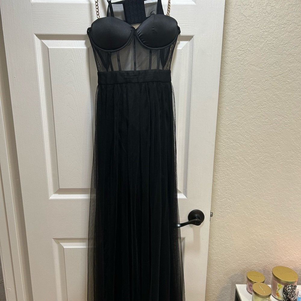 Windsor M Slit Hem Corset Dress